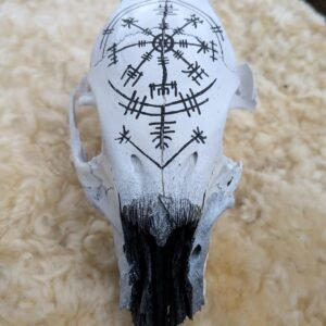 Pretty Dead, Viking Skulls, Decorated Skulls, Handpainted Skulls, Bone Craft, Runic Skulls