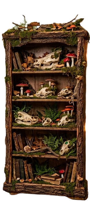Pretty Dead, Mushroom Skull, Mushroom Art, Bone Art, Forest Art, Forest Mushroom Skulls, Forest Skulls, Earthen Art