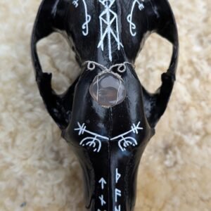 Pretty Dead, Viking Skulls, Decorated Skulls, Handpainted Skulls, Bone Craft, Runic Skulls, Skull of Protection