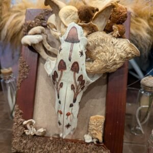 Pretty Dead, Mushroom Skull, Mushroom Art, Bone Art, Forest Art, Forest Mushroom Skulls, Forest Skulls, Earthen Art